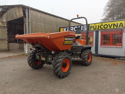 Kolový dumper AUSA D 601 AHG 6t, otočná korba